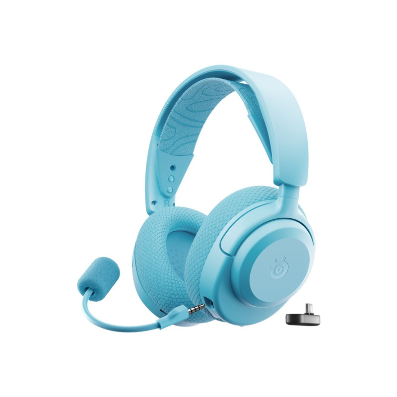 SteelSeries Gaming Headset | Arctis Nova 3XW | Bluetooth | Over-Ear | Microphone | Noise canceling | Wireless | Aqua