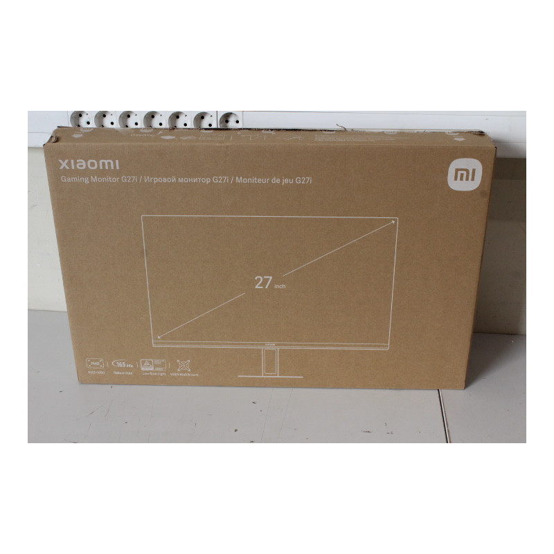 Xiaomi Monitor | G27i | 27 " | IPS | 165 Hz | 1 ms | 1920 x 1080 pixels | 250 cd/m | HDMI ports quantity 1 | Black | Warranty 3 