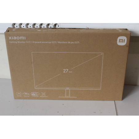 Xiaomi Monitor | G27i | 27 " | IPS | 165 Hz | 1 ms | 1920 x 1080 pixels | 250 cd/m | HDMI ports quantity 1 | Black | Warranty 3 