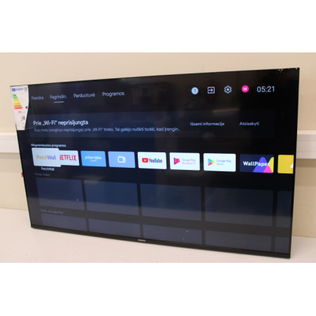 Xiaomi A2 | 55" (138 cm) | Smart TV | Android TV | 4H UHD | USED, ACTIVATED OS, WITHOUT ORIGINAL PACKAGING, MISSING ACCESSORIES