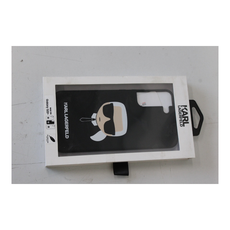 SALE OUT. Karl Lagerfeld KLHCS22MSLKHBK S22+ S906 black hardcase Silicone Karl`s Head DIRTY PACKAGING | Karl Lagerfeld DIRTY PAC