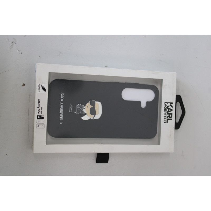 SALE OUT. Karl Lagerfeld KLHCS24SSMHKNPK S24 S921black Silicone Ikonik Metal Pin DIRTY PACKAGING | Karl Lagerfeld DIRTY PACKAGIN