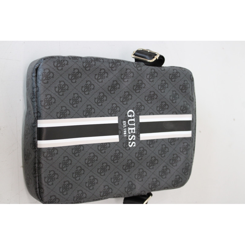 SALE OUT. Guess Bag GUTB10P4RPSK 10"black 4G Stripes Tablet Bag | GUESS GUTB10P4RPSK | Tablet Bag | DIRTY PACKAGING