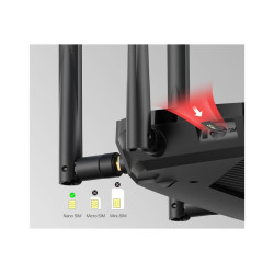 Mercusys MB235-4G AC1200 Wi-Fi 4G+ LTE Router, Build-In 300Mbps 4G LTE Modem | Mercusys