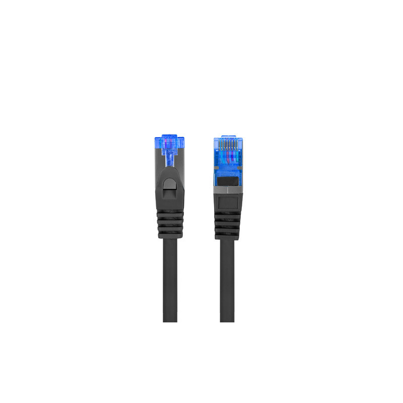 Lanberg Patchcord Cat.6A S/FTP LSZH CCA Fluke Passed | PCF6A-10CC-0500-BK | 5 m