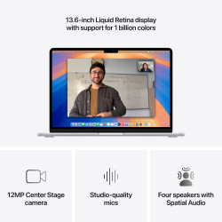 Apple MacBook | Air | Silver | 13 " | 2560 x 1664 pixels | Apple M4 | 16 GB | Solid-state drive capacity 512 GB | Apple M4 chip 