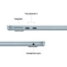 Apple MacBook | Air | Sky Blue | 13 " | IPS | 2560 x 1664 pixels | Apple M4 | 24 GB | Solid-state drive capacity 512 GB | Apple 