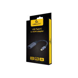 Cablexpert USB Type-C to HDMI display adapter, Space grey | A-USB3C-HDMI-01
