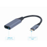 Cablexpert USB Type-C to HDMI display adapter, Space grey | A-USB3C-HDMI-01