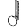 Goobay 76564 Slim 4-Port USB-Hub, USB-C auf USB-C , 5 Gbit/s, Grey | Goobay