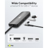 Goobay 76565 Slim 4-Port USB-Hub, USB-C auf USB-C , 10 Gbit/s, Grey | Goobay