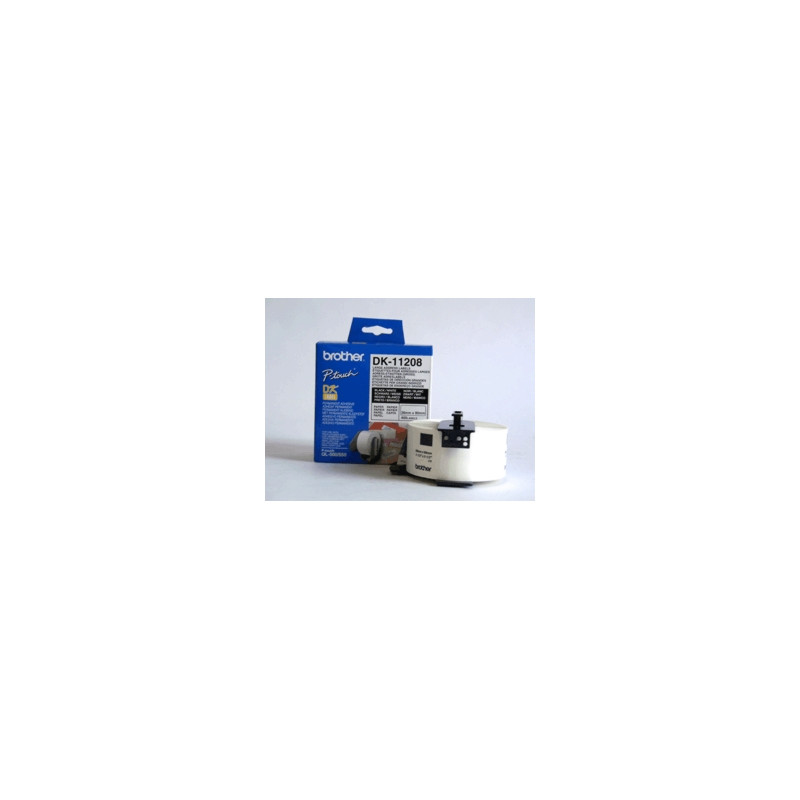Brother | DK-11208 Large Address Labels | White | DK | 38mm x 90mm