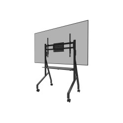 Neomounts Floor stand | FL50-525BL1 TV trolley | Adjustable Height | 55-86 " | Maximum weight (capacity) 76 kg | Black