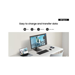 Samsung LS24D600UAUXEN | 24 " | IPS | QHD | 16:9 | 100 Hz | 5 ms | 2560 x 1440 pixels | 350 cd/m | HDMI ports quantity 1 | Black