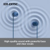 Sony Earbuds | IER EX15C | Wired | In-ear | Microphone | Black