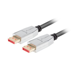 Lanberg DisplayPort M/M Cable 20 PIN V1.4 8K 60HZ | CA-DPDP-20CU-0010-BK | 1 m