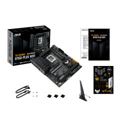 Asus TUF GAMING B760-PLUS WIFI | Processor family Intel | Processor socket LGA1700 | Supported hard disk drive interfaces SATA, 