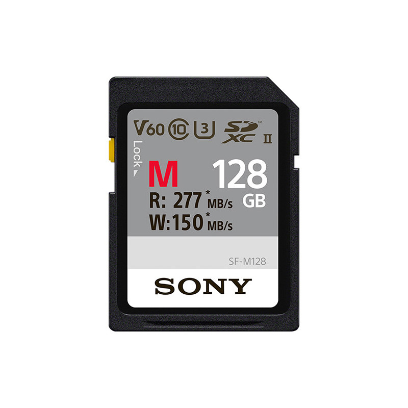 Sony 128 GB SF-M Series UHS-II SD Memory Card | Sony | 128 GB | SDXC | Flash memory class 10