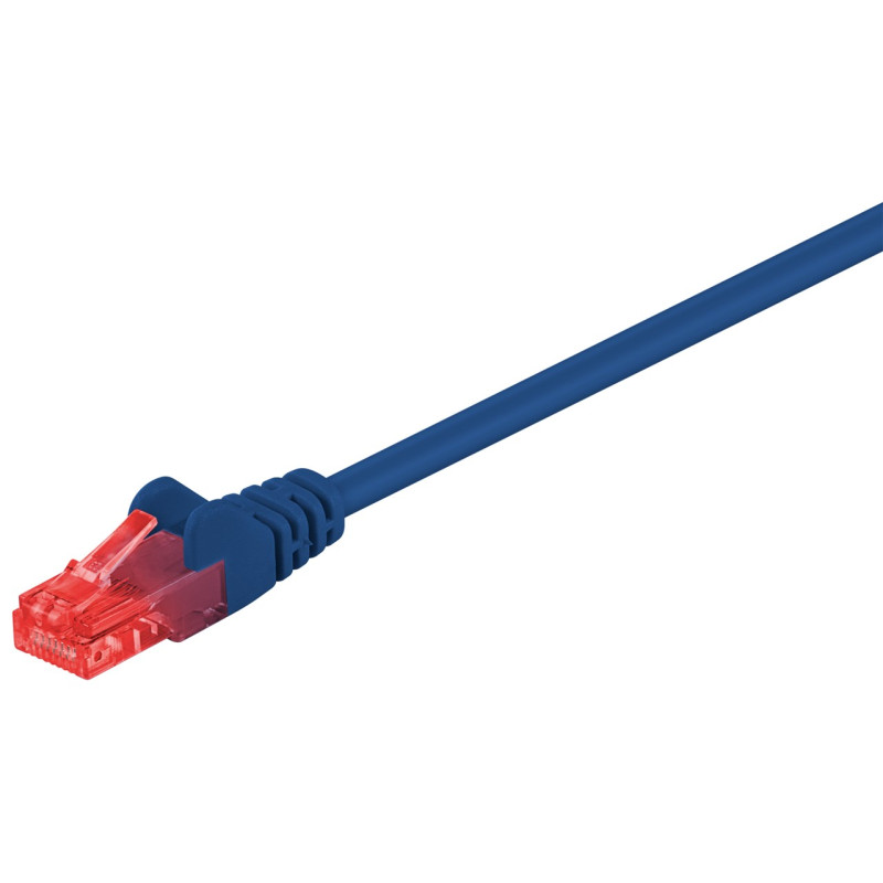 Goobay CAT 6, U/UTP | Patch cord | Blue
