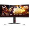 AOC CU34G4 | 34 " | Fast VA | UWQHD | 21:9 | 180 Hz | 1 ms | 3440 x 1440 pixels | 300 cd/m | HDMI ports quantity 2 | Black