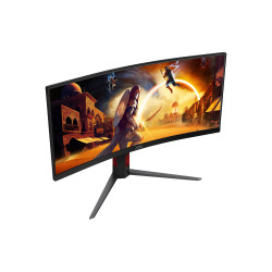 AOC CU34G4 | 34 " | Fast VA | UWQHD | 21:9 | 180 Hz | 1 ms | 3440 x 1440 pixels | 300 cd/m | HDMI ports quantity 2 | Black