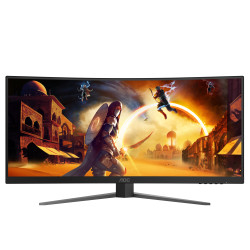 AOC CU34G4 | 34 " | Fast VA | UWQHD | 21:9 | 180 Hz | 1 ms | 3440 x 1440 pixels | 300 cd/m | HDMI ports quantity 2 | Black