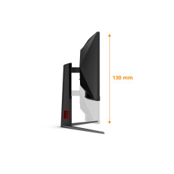 AOC CU34G4 | 34 " | Fast VA | UWQHD | 21:9 | 180 Hz | 1 ms | 3440 x 1440 pixels | 300 cd/m | HDMI ports quantity 2 | Black