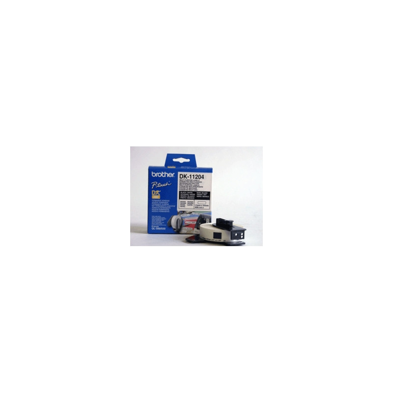 Brother | DK-11204 Multi Purpose Labels | White | DK | 17mm x 54mm