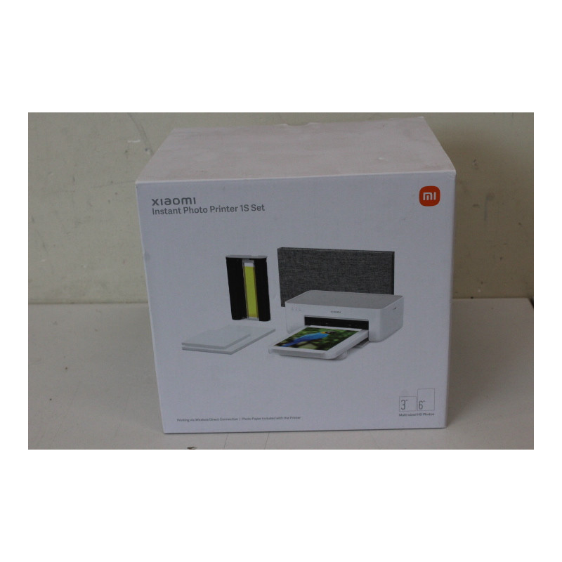 Xiaomi Instant Photo Printer 1S Set EU | Colour | Thermal | Photo Printer | Wi-Fi | Maximum ISO A-series paper size Other | Whit