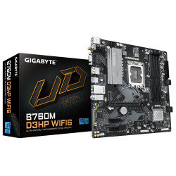 Gigabyte B760M D3HP WIFI6 | Processor family Intel | Processor socket LGA1700 | DDR5 | Supported hard disk drive interfaces M.2,