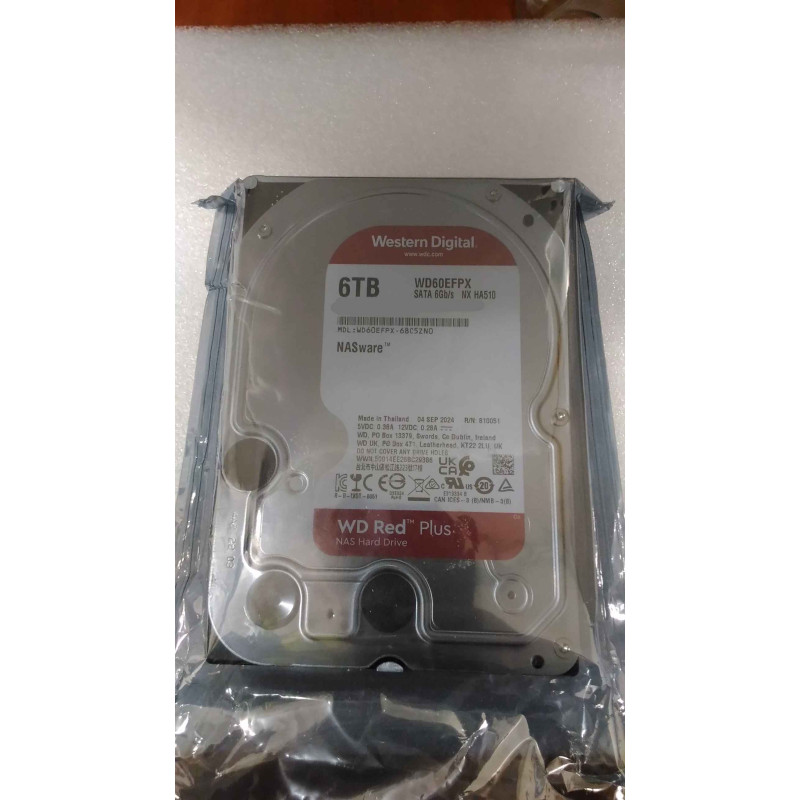 SALE OUT. Western Digital WD60EFPX NAS HDD 3.5" 6TB SATA 256MB | Western Digital NAS Hard Drive | WD60EFPX | 5400 RPM | 6000 GB 