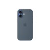 Apple iPhone 17 Silicone Case with MagSafe - Anchor Blue | Apple