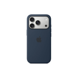 Apple iPhone 17 Pro Silicone Case with MagSafe Midnight | Apple