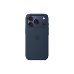 Apple iPhone 17 Pro Silicone Case with MagSafe Midnight | Apple