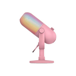 Razer | RGB USB Microphone with Tap-to-Mute | Seiren V3 Chroma | Quartz | No
