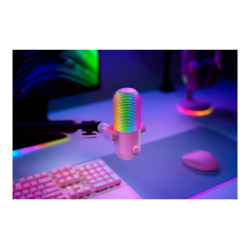 Razer | RGB USB Microphone with Tap-to-Mute | Seiren V3 Chroma | Quartz | No