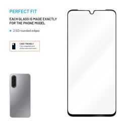 Fixed Screen protector | Samsung | Galaxy A17 4G/5G | Tempered glass | Black | Full-Cover 2.5D
