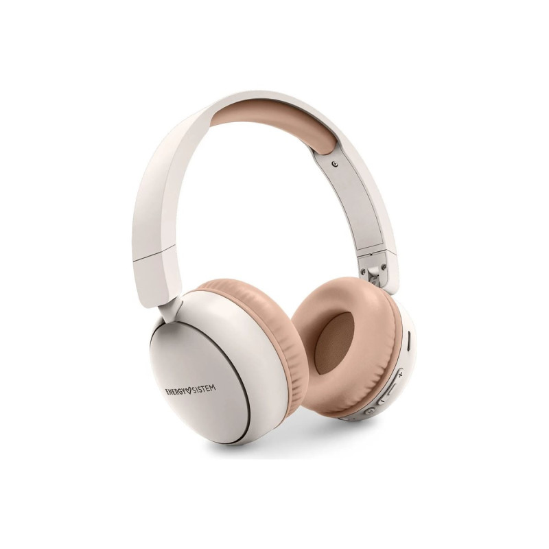 Energy Sistem | Wireless Headphones with FM radio | Radio Color | Bluetooth | Over-Ear | Microphone | Wireless | Cream
