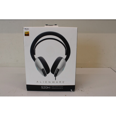 SALE OUT. | Dell | Alienware Wired Gaming Headset | AW520H | Wired | Over-Ear | USED, DIRTY, CORD PROTECTION DAMAGED | Noise can