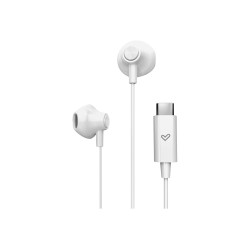 Energy Sistem Wired Earphones | EasyPods Type C | Built-in microphone | USB-C | Snow
