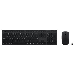 Lenovo Professional Wireless Rechargeable Combo Keyboard and Mouse | Keyboard and Mouse Set | Wireless | Mouse included | US Eng