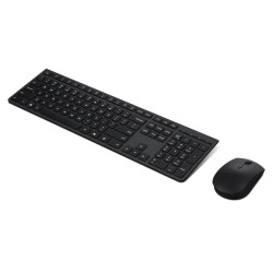 Lenovo Professional Wireless Rechargeable Combo Keyboard and Mouse | Keyboard and Mouse Set | Wireless | Mouse included | US Eng