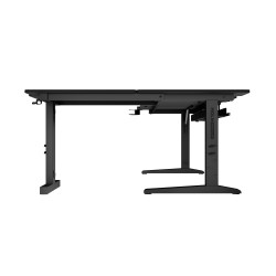 Genesis Gaming Desk | Holm 160 Modular Corner | Black/Anthracite