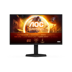 AOC 25G4SXU | 24.5 " | IPS | FHD | 310 Hz | 1 ms | 1920 x 1080 pixels | 400 cd/m | HDMI ports quantity 2 | Black