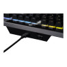 Corsair Mechanical Gaming Keyboard with PBT DOUBLE SHOT PRO Keycaps | K70 RGB PRO | Gaming keyboard | Wired | Nordic | Black | C