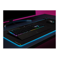 Corsair Mechanical Gaming Keyboard with PBT DOUBLE SHOT PRO Keycaps | K70 RGB PRO | Gaming keyboard | Wired | Nordic | Black | C