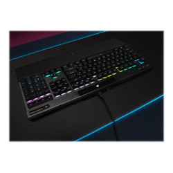 Corsair Mechanical Gaming Keyboard with PBT DOUBLE SHOT PRO Keycaps | K70 RGB PRO | Gaming keyboard | Wired | Nordic | Black | C