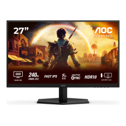 AOC Q27G42ZE | 27 " | IPS | QHD | 16:9 | 260 Hz | 1 ms | 2560 x 1440 pixels | 300 cd/m | HDMI ports quantity 1 | Black