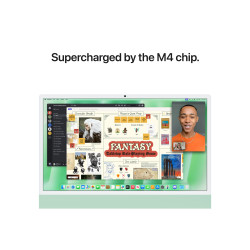 Apple iMac 24 4.5K Retina, Apple M4 10C CPU, 10C GPU/16GB/256GB SSD/Green/INT | Apple