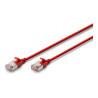 Digitus CAT 6A F-FTP Slim Patch Cable, 0.3 m | DK-1632-A-003S-R | Red